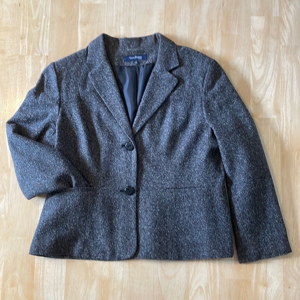 Evan Picone Petite Tweed Blazer